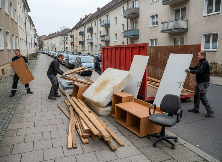 Sperrmüllentsorgung, Keller- und Dachbodenräumung Darmstadt